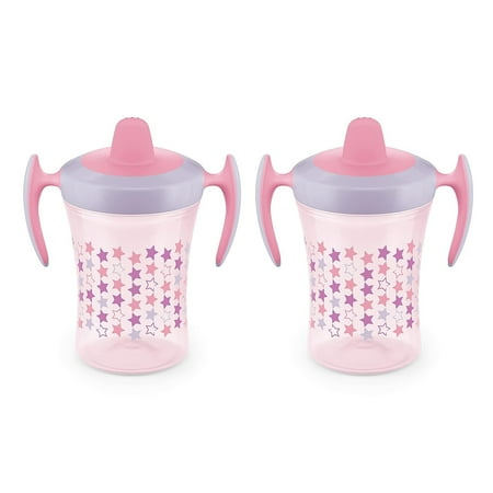 NUK Evolution 2-Handle Learner Cups, 2 Pack