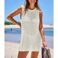 thumbnail image 6 of ZANKLEY Womens Swimsuit Cover Up Sleeveless Knit 2026 Summer Outfits Swimwear Bathing Suit Coverup Casual Beach Dress, 6 of 6