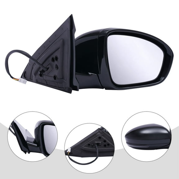 For Nissan Altima 2019-2021 Mirror Front Right Passenger Side NI1321311 Black