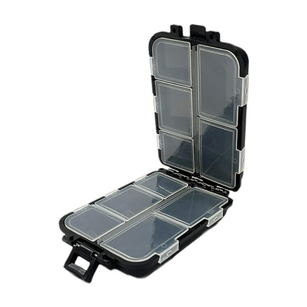 Caja de señuelos de pesca de doble cara portátil para accesorios de pesca, anzuelos y cebos. 95 cm x 68 cm x 23 cm