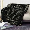 thumbnail image 3 of Birthday Gifts for Mom,Mom Birthday Gifts from Daughter,Gifts for Mom Birthday,to My Mom Blanket from Son,Lightweight Soft Warm Throw Blankets for Home Office Sofa Gifts for Mom Mother 60"x80", 3 of 6