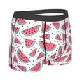 thumbnail image 4 of Uemuo Watermelon Pattern Men's Boxer Briefs,Trunk Anti-Chafing,Comfortable, Durable, and Stylish Underwear-Medium, 4 of 9