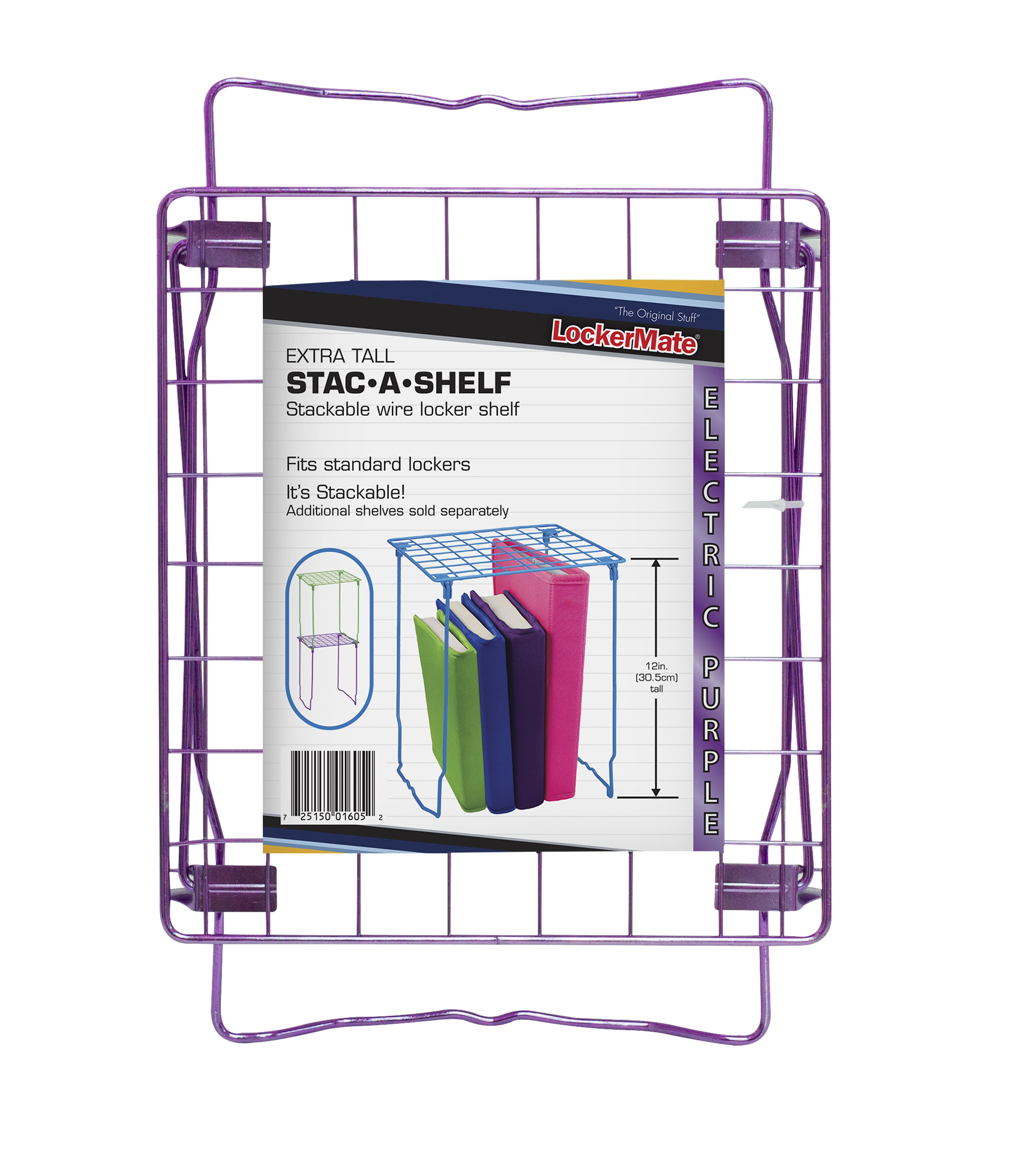 Lockermate 12inch Stacashelf Wire Locker Shelf, Electro Walmart