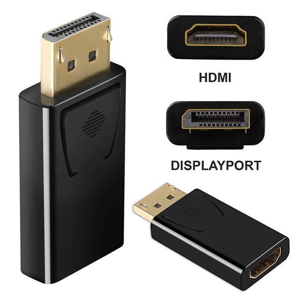 Display Port DP Male To HDMI Female Flat Adapter Connector Converters