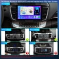 thumbnail image 4 of Asure 8-Core 6+128GB Car Radio for Honda Accord (2013-2017 Low-end), 10.1" Android 15 Stereo with Apple CarPlay/GPS Nav/Wi-Fi/BT 5.4/Backup Camera, 4 of 13