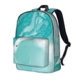 thumbnail image 2 of Goofa Teal Turquoise 1 Printed Backpack,Laptop Backpack,Durable Anti-Theft Travel Work Backpack,Water-resistant Backpack, 2 of 9