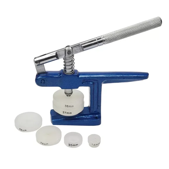 Watch Press Glass Fitting Machine with 6 Nylon Dies - Watch Repair Tool