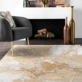 thumbnail image 3 of nuLOOM Cyn Abstract Area Rug, 4 x 6 Feet, Gold, 3 of 4