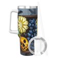 thumbnail image 2 of Daiia Halloween Fruit Platter Printed 40 oz Tumbler with Handle,Ice Bully Insulated Tumbler 2 in 1 Lid Insulated Water Bottle Stainless Steel Travel Coffee Mug, 2 of 8