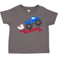 thumbnail image 3 of Inktastic Happy Valentine's Day-monster Truck Boys or Girls Toddler T-Shirt, 3 of 5