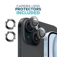 thumbnail image 3 of Tech Armor 3 Pack Screen Protector + Camera Lens Protector for iPhone 15 6.7 inch - Ballistic Tempered Glass, Case Friendly, Sensor Protection, HD, 9H Hardness, 3 of 6