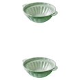 thumbnail image 1 of Inteprter Molde de tazón de hielo Molde de bandeja de gelatina de caramelo de chocolate Moldes de cocina de plástico reutilizables Contenedor Verde claro 2Conjunto, 1 of 6