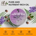 thumbnail image 6 of RA COSMETICS Whipped Shea Butter Lavender – 6oz | 100% Pure and Natural African Shea Butter for Men & Women - Ultimate Handcrafted Moisturizer with Essential Vitamins for Radiant Skin & Luscious Hair, 6 of 8