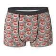 thumbnail image 6 of Men's Boxer Briefs, Pan Fried Steak Print Soft Comfy Mens Underwear Boxer Briefs Breathable With Widen Waist, 6 of 7