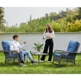 thumbnail image 3 of Amopatio 3 Piece Patio Set Rocking, Rattan Outdoor Rocking Patio Bistro Set with 2 Rockers and 1 Side Table with 4‘’ Thick Cushions for Backyard, Porch, Balcony, Poolside, 3 of 7