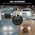 thumbnail image 6 of For Mercedes-Benz CLS550 2005-2011 LED Headlight Bulbs H7+H7 High Beam and Low Beam White 4pc,c9, 6 of 11