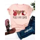 thumbnail image 5 of Camiseta con estampado para mujer, ropa bonita, Top de moda de Año Nuevo, Camisetas Básicas de manga corta con gráfico de Navidad, 5 of 5
