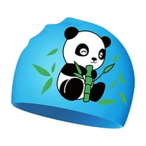 Kids Swim Cap, Breathable High Elasticity Swimming Hats for Boys and Girls Quick-Dry Soft for Toddler Aged 5-14 Bathing Cap for Children Swim Hat for Long Hair and Short Hair Sky Blue One Size