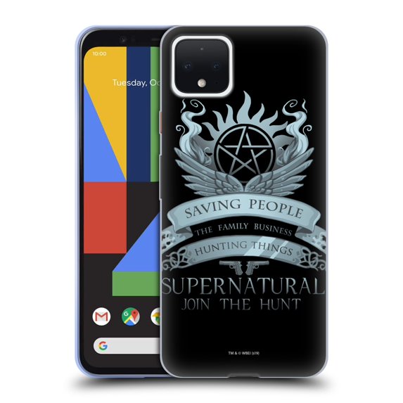 Head Case Designs Officially Licensed Supernatural Vectors Saving People Logo Soft Gel Case Compatible with Google Pixel 4
