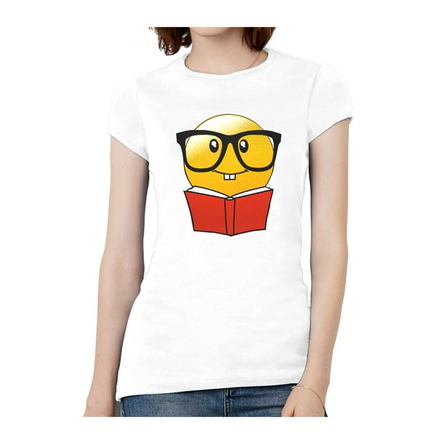 T-Shirt à Manches Courtes pour Femme - Blanc - X-Large