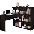thumbnail image 3 of Trilium Way Sit/Stand L-Shaped Desk, Espresso, 3 of 6
