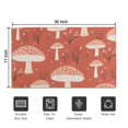 thumbnail image 5 of Colorful Mushroom Plant Red Pattern Door Rugs,Washable Non Slip Door Mats Indoor,Decorative Door Mats,Entry Mat Indoor for Entrance,Bedroom,Kitchen,Bathroom,17"x30", 5 of 6
