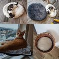 thumbnail image 2 of Round Dog Bed Mat Plush Cat Blanket Fluffy Lounger Warm Pet Bed For Small To Large Dogs And Cats, 2 of 5