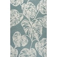 thumbnail image 3 of JONATHAN Y HAWAII 4 x 6 Area Rug, Tobago Two-Tone Monstera Leaf - Blue/Ivory, HWC100C-4, 3 of 10