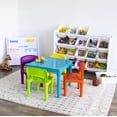 thumbnail image 2 of Set de mesa y 4 sillas Humble Crew Tot Tutors Aqua Blue, 2 of 6