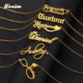 thumbnail image 2 of Collar de nombre personalizado, collar de nombre personalizado, joyería personalizada, collar personalizado, collar mujeres hombres, regalo personalizado para ella Tan Jianjun unisex, 2 of 2