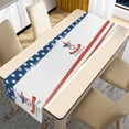 thumbnail image 4 of NSESSHome 4th of July Table Runner,Patriotic Stars Linen Tablecloth Memorial Day Decorations for Home Kitchen Dining Room Indoor Outdoor, Independence Day, Non-Slip Heat Resistance, 4 of 8
