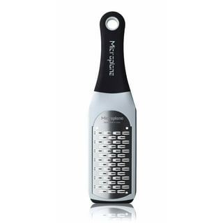  Microplane Elite Five Blade Box Grater with Measuring Cup Base,  Five Grating Surfaces Including Fine, Coarse, Double-Sided Ribbon,  Ultra-Coarse, and Slicer - Black: Home & Kitchen