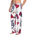 thumbnail image 2 of Daiia Men'S Red Wine Glass Bottle Pants,Bottoms Sleep Lounge,Pajama Pants,Pj Bottoms Drawstring And Pockets-Medium, 2 of 9