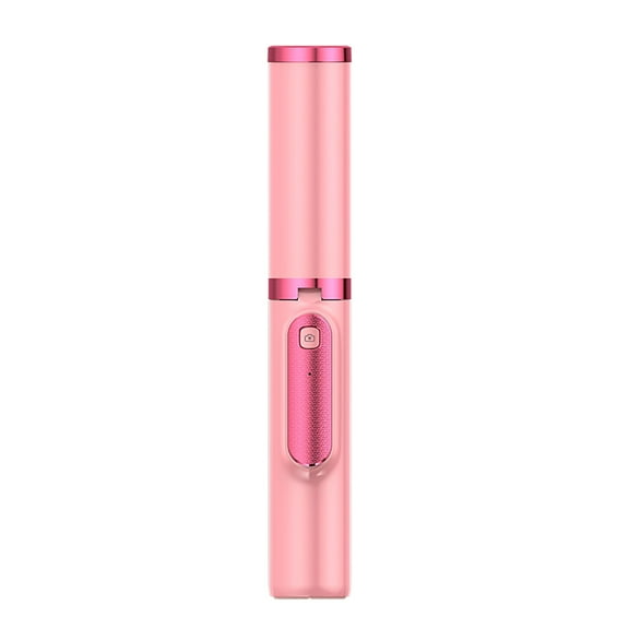 uvwlwu Bluetooth Control Selfie Stick Tripod Mobile Phone Live Multifunctional Stand(Pink)