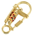 thumbnail image 5 of KALLORY Carabiner Clip Small Brass Golden 1Pack for Daily Life Men, 5 of 8