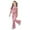 Pink, variant on Gunia Girls Summer Outfits Casual Fashion Outfit With Bow Short Sleeve Top Long Pants Playwear Daily Wear Toddler Kids 2 Piece Leisure Clothes Set Cute Outfits For Girls 7-13 Years