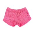 thumbnail image 5 of DKNY Girls Shorts Pack of 2 with Waistband Drawstring Beautiful Crochet Lace,Twill/Lace,6X, 5 of 6