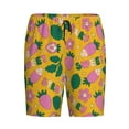 thumbnail image 4 of Wukai Strawberry Men’s Short Pajama Pants With Pockets Soft Sleep Pj Shorts for Men-Medium, 4 of 6