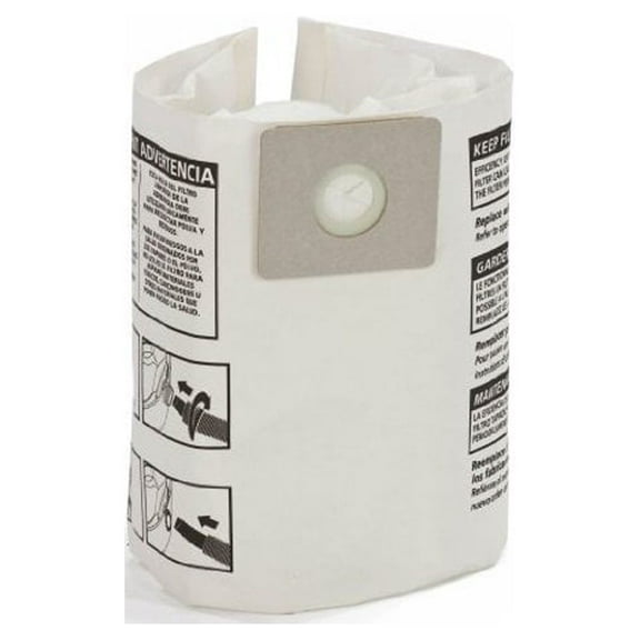 Replacement Part For Shop-Vac 90660, Type LL, 4-Gallon All-around EZ Collection Bag - 3/pk