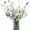 White, variant on Artificial Flower 6pcs 30'' Long Stem Silk Magnolia Flower with 7 Blossoms and 2 Buds for Home Décor Housewarming Gift Wedding Bridal Bouquet Centerpiece Reception Hotel Restaurant(White)