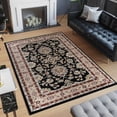 thumbnail image 5 of MDA Home Hollywood Black/Red Traditional Polypropylene Area Rug - 2'1" x 3'3", 5 of 5