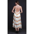 thumbnail image 2 of Bimba Tie-Dye Women Printed Backless Long Halter Neck Beachwear RayonÂ&nbsp;Dress-XXX-Large, 2 of 6