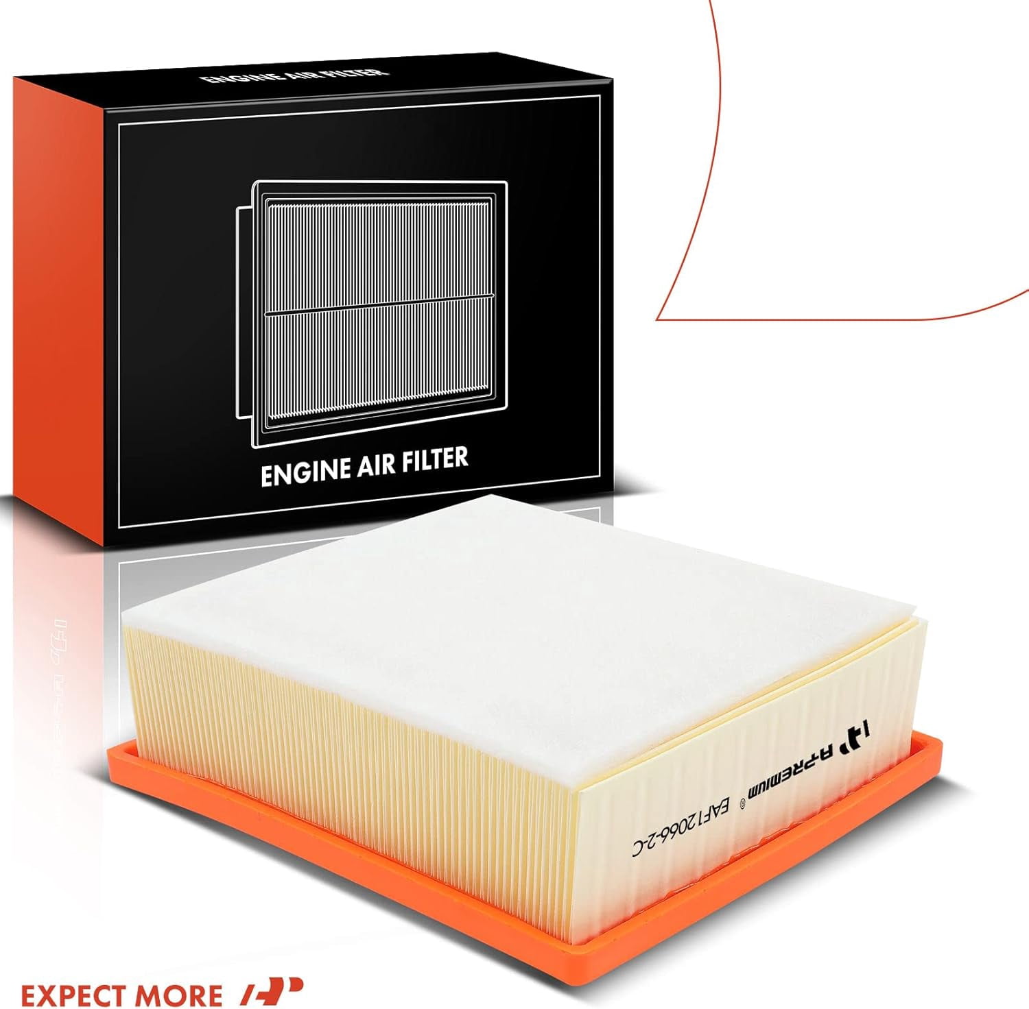 A-Premium 2-PC Engine Air Filter Compatible with Fiat 500X & Jeep Compass, Renegade & Ram ProMaster City, 2015-2022, 1.4L 2.4L, Flexible Panel, Replace# 68247339AA