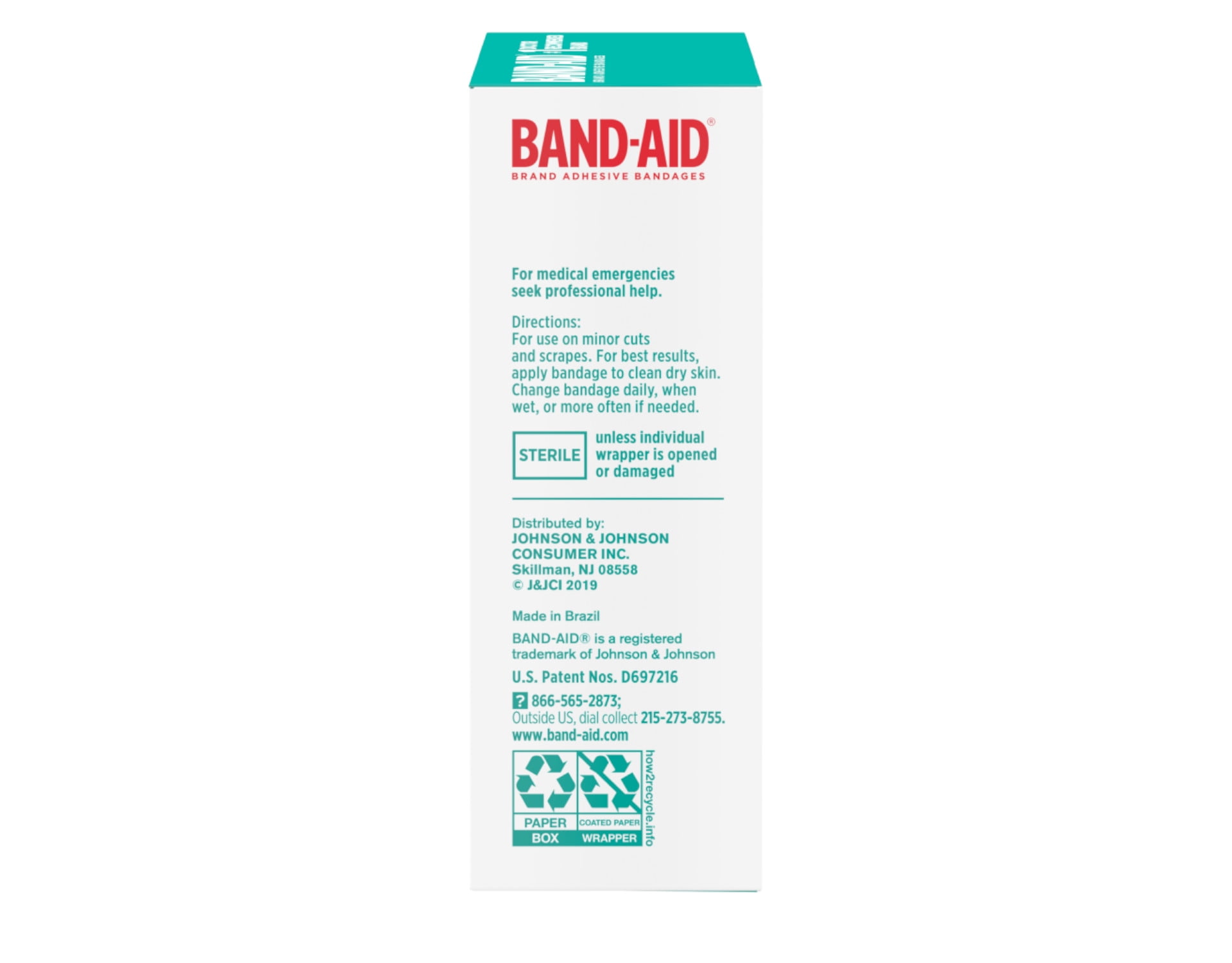 BAND-AID Skin-Flex Adhesive Bandages, All One Size 25 ea (Pack of 4)