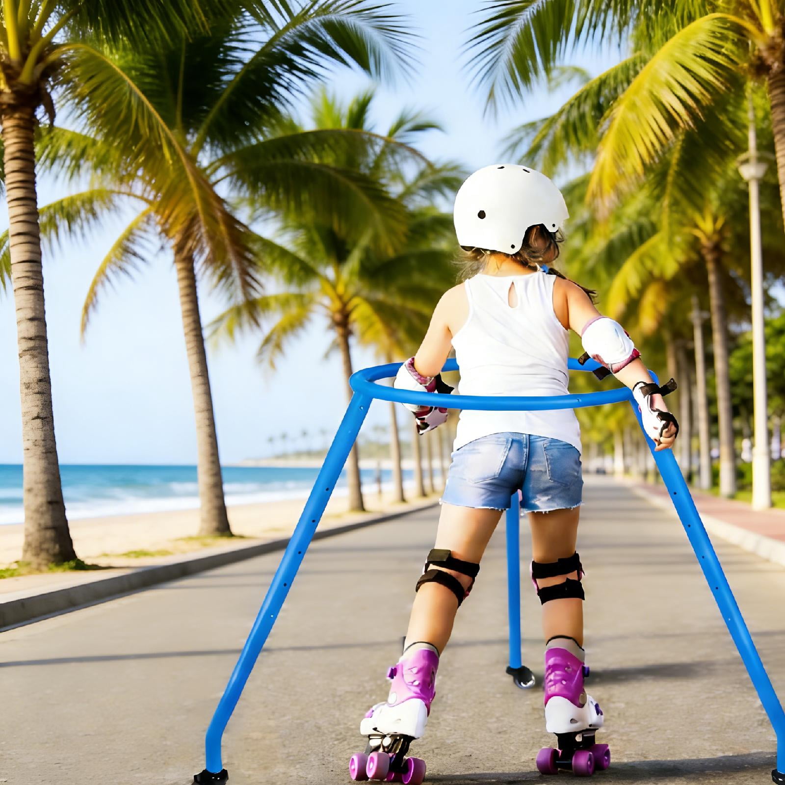 harayaa Adjustable Roller Skate Support for Children with A High-quality Steel Frame for Blue S