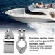 thumbnail image 3 of Herrajes de deslizamiento de mandíbula de acero inoxidable, 2 piezas de herrajes de deslizamiento de mandíbula superior con bisagras marinas para barcos, plata(25mm) mandíbula marina Higoodz Accesorio de coche, 3 of 7