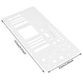 thumbnail image 3 of Handmade Flexible Record Template Stencils Drafting Reusable Templates Planner Stencils For Journaling Checklists Lines & Daily Planning Throat Plate for Rigid Table Saw Table Saw Stopper Smart, 3 of 7