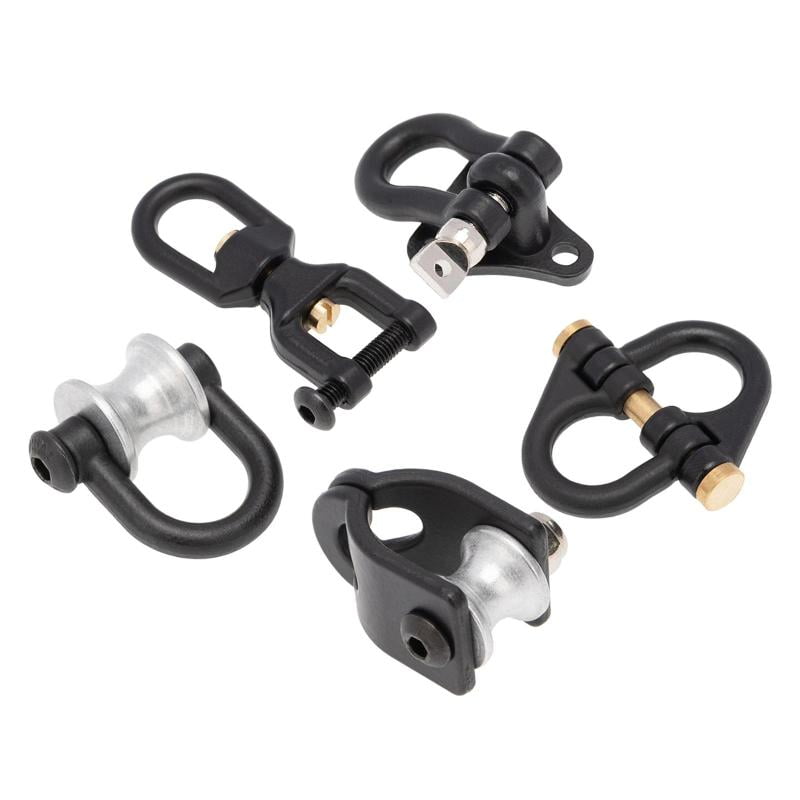 RC Car Parts 1/10 RC Rock Crawler Scale Decoration Winch Shackles Tow