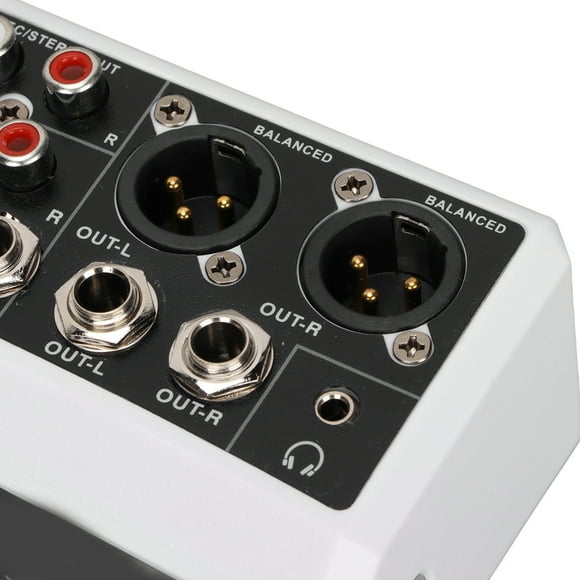 Audio Mixer,6 Channel Audio Mixer Channel Audio Mixer Channel Mixing Console Sleek Aesthetic