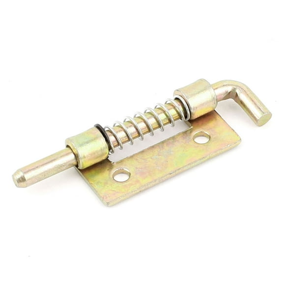 Unique Bargains Bathroom Spring Loaded Metal Door Security  Bolt Latch 5.5cm Long